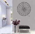Islamische Wandaufkleber, Aufkleber 4 Quls rundes Design islamische Wandkunst Kalligraphie 