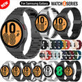 Edelstahl Silikon Armband für Samsung Galaxy Watch 4 44mm 40mm Classic 42mm 46mm