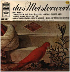LP Reger Variationen Und Fuge Über Ein Lustiges Thema Von Johann Adam Hiller Op