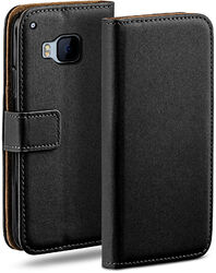 Hülle für HTC One M9 Schutzhülle Book Case Flip Etui zum Klappen Handy Tasche
