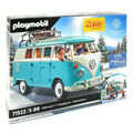 Playmobil Volkswagen T1 VW Camping Bus Bulli Winteredition 71522 Bulli Blau NEU