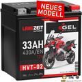 Langzeit HVT-02 GEL Motorradbatterie 33Ah 12V HVT-2 Harley Davidson 66010-97