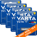 4 x Varta V27A MN27 A27 L828 GP27A 4227 Alkaline Knopfzelle Batterie 12V