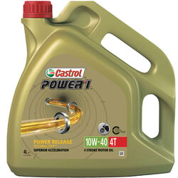 Castrol Motoröl 4T Power 1 4-Takt 10W-40 Motorradöl Motorrad HC Synthese Öl