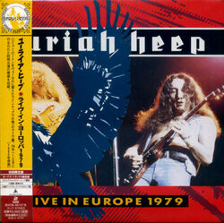 URIAH HEEP "Live In Europe 1979 ".Japan Mini LP 2 CD 2007 BVCM-35107/8