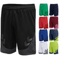 HUMMEL hmlLEAD POLY SHORTS Fußball Handball Sport Hose kurz Training Gym Herren