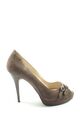 ZARA Peeptoe Pumps Damen Gr. DE 36 braun Elegant