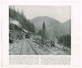 Switch Back Great Northern Railway Washington 1895 antiker Bilddruck BB #160