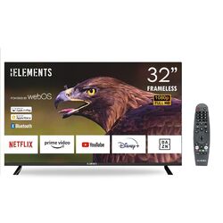 KB ELEMENTS Fernseher 32'' Zoll Smart FULL HD TV DVB-T2/S2 Dolby WLAN- Magic FBDirektkauf vom Hersteller
