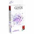 Frei Haus 10 GLYDE Ultra Wildberry vegane Kondome ohne Casein lila mit Aroma NEU
