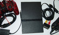 Sony Playstation 2 Slim - PS2 Schwarz + Anschlusskabel & Controller