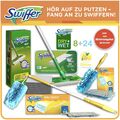 SET: Swiffer Bodenwischer + Feuchte Tücher Zitruskraft + Staubmagnet + XXL