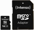 Intenso Micro SDHC Karte 16GB Speicherkarte Class 10 bulk
