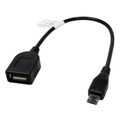 Adapter OTG Kabel kompatibel mit Archos 121 Neon, Micro USB auf USB, ca. 15cm