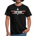 Top Gun Jet Logo Used Look Männer T-Shirt