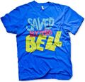 Saved By The Bell Distressed Logo T-Shirt Blue