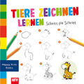 Tiere zeichnen lernen Schritt-für-Schritt | Happy Kids Books | Taschenbuch