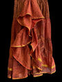 Rubinorange Glührock - Größe S-M-L verstellbare Taille, 25 Fuß, ATS, Seide voll