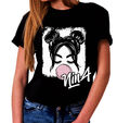 Nina Name Initialen Woman Girl Frauen Fan Bubblegum T-Shirt