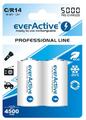 4 x everActive ProfLine Baby 5000 mAh Akku C Baby Zelle LR14 MN1400 NIMH