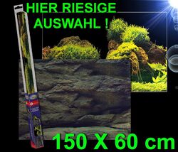 Aquarium Deko 🍀150X60cm RÜCKWANDFOLIE 🍀 Fotorückwand Zubehör Poster Dekoration