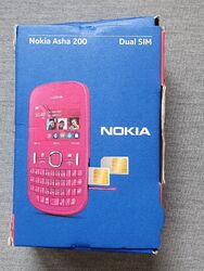 Nokia Asha 200 Dual SIM - Schwarz (Ohne Simlock) Handy