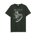 Amplified Unisex Adult New Dragon The Clash T-Shirt S Charcoal