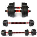 30kg Hanteln Paar Fitnessstudio Gewichte Langhantel/Hantel Bodybuilding Gewicht Set Sechskant