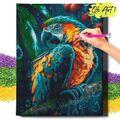 OhArt Papagei 5D Diamond Painting Zubehör Ful Set Erwachsene Bilder 40x50 DIY