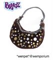 Bratz 10" Puppe Original Ersatzteile Cloe Wild West Rodeo braun metallic Spot Tasche