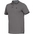 Leibwächter Polo-Shirt Flex-Line FLEXU07 grau Gr. S - 5XL