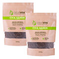 GreatVita Chia Samen 2x1000g Premium Qualität Salvia Hispanica unbehandelt Vegan