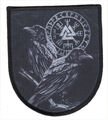 Hugin und Munin Wappen"Aufnäher/Patch" Mythologie/Norden/Odin/Viking/Raben/Raven