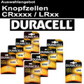 Duracell Knopfzelle 3V-Batterie CR1220 CR1616 CR1620 CR2016 CR2025 CR2032 CR2430