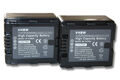 2x Akku für Panasonic HC-X900M HC-X900 HC-X909 HC-X800 HC-X810 HC-X929 1100mAh