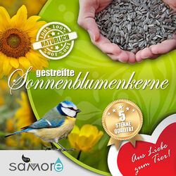 25 kg Sonnenblumenkerne gestreift Vogelfutter Streufutter Vögel Winterstreu HK D