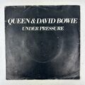 Queen & David Bowie - Under Pressure 7" Vinyl Single 1981 Schallplatte EMI 5250 Sehr guter Zustand/G