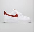 Nike Air Force 1 '07 Low Weiß Rot 41 Neu OVP Sneaker