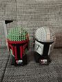 Lego Star Wars Mandalorian und Boba Fett Helme Vollständig 