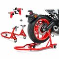 Set Montageständer hinten vorne für Suzuki GSX-R 750 / 600 / 125 XMR rot