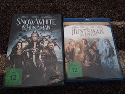 Snow White and the Huntsman Dvd + The Huntsman & The Ice Queen Blu-ray