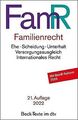 Familienrecht: Rechtsstand: 1. Januar 2022 (Beck-Te... | Buch | Zustand sehr gut