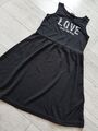 Kleid mit - LOVE is all you need *° schwarz Gr. 134 140