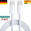 USB Type C zu C Fast Charging Cable Handy USBKabel Datenkabel Ladekabel weiß 1m 