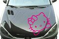 Hello Kitty Spiegel Auto Aufkleber Sticker 60cm x 55cm Fun Motorhaube