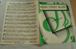 Basin Street Blues.Spencer Williams.- Copy.Larence Wright.Noten. Sheet Music 