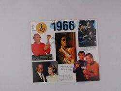 1966 The Classic Years - 20 Hit-Songs CD / Glückwunschkarte
