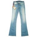 True Religion Bobby Damen Jeans Hose stretch Bootcut Schlag low W26 L34 blau NEU