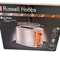 RUSSELL HOBBS Toaster Luna Copper Accents 24290-56 2 Schlitz Brötchenaufsatz