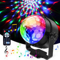 LED Discokugel Disco Lichteffekt Magic RGB DJ Party lichtorgel Bühnenbeleuchtung
